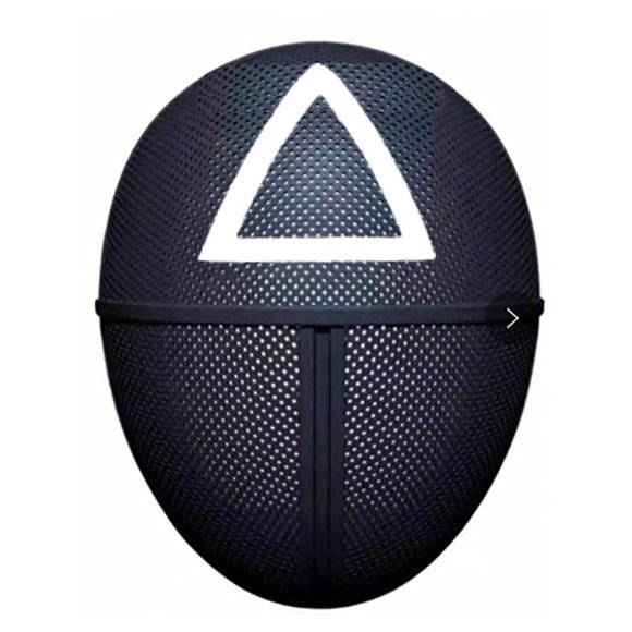 Masked Man Squid Game Mask Masquerade Accessories Halloween Props - Picture 1 of 4